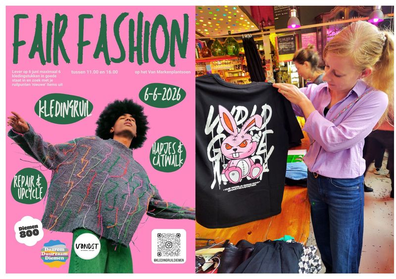 Fair Fashion Festival inclusief kledingruil in Diemen