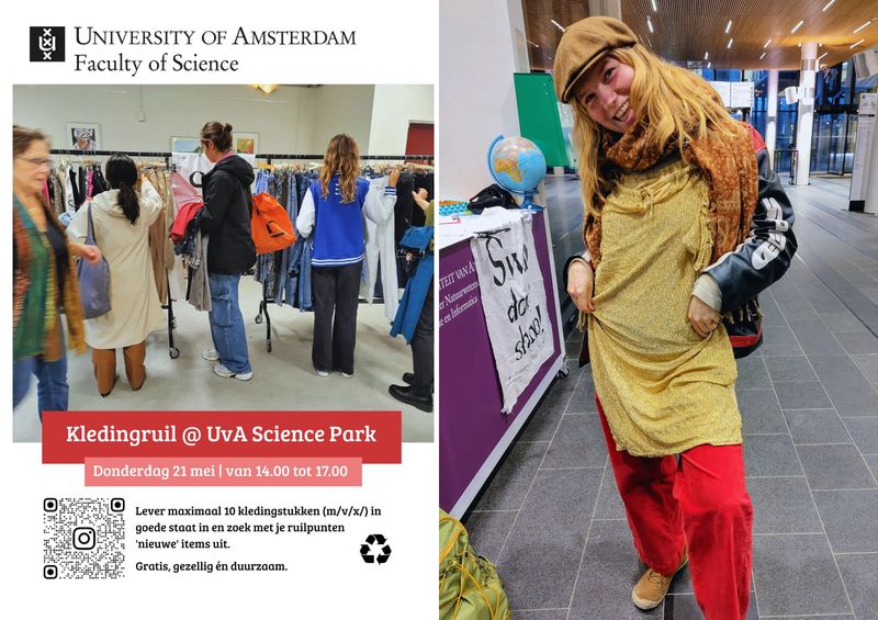 Clothing swap | Kledingruil | UvA Science Park