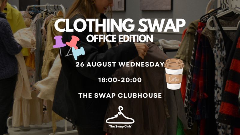 Kledingruil: kantooreditie door The Swap Club