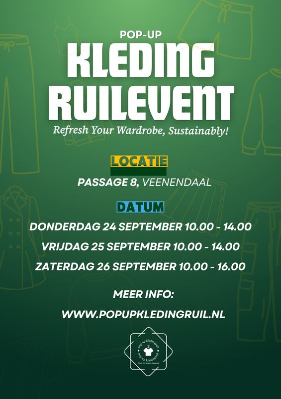 Pop up kledingruilevent