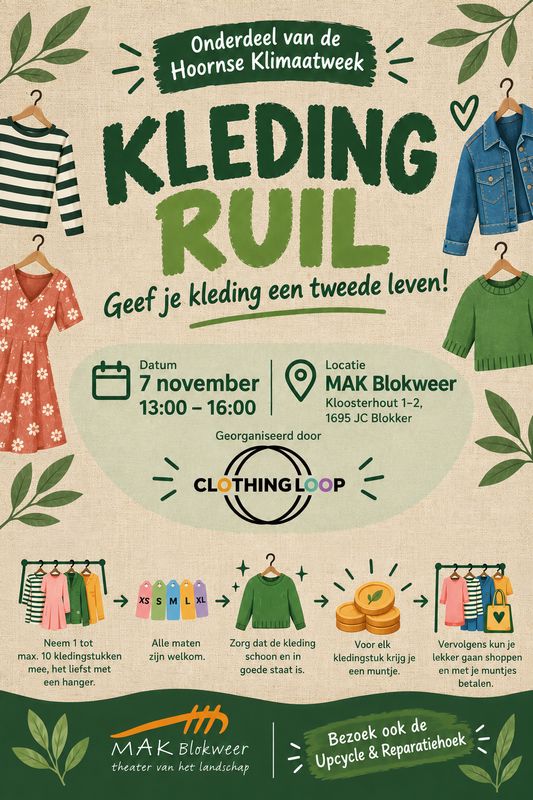 Kledingruil Hoornse Klimaatweek
